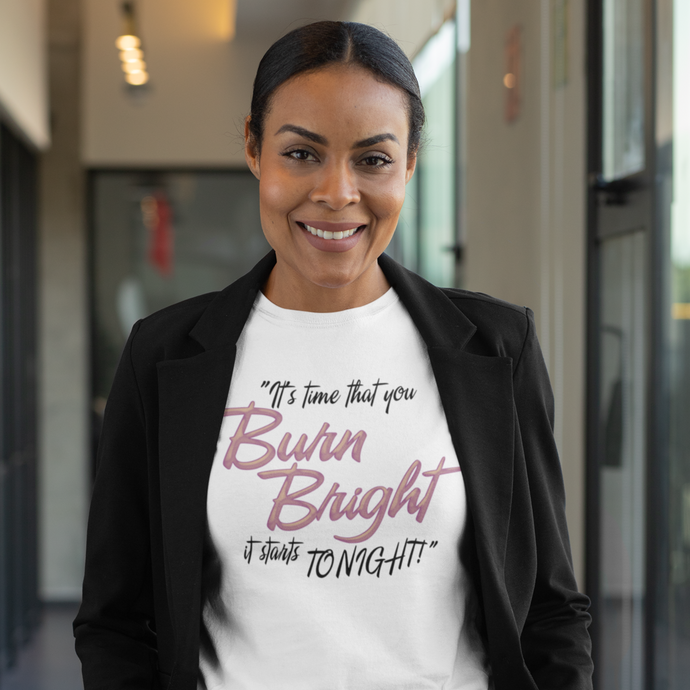'Burn Bright' Ladies Jersey Short-Sleeve T-Shirt
