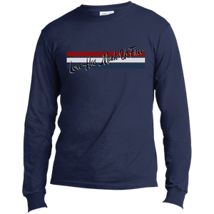 'Love Has Made Us Free' with Stripes Long Sleeve