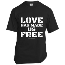 Load image into Gallery viewer, &#39;Love Has Made Us Free&#39; Cotton T-Shirt