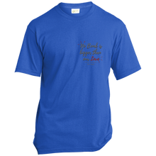 Load image into Gallery viewer, &#39;No Bomb Is Bigger Than Our Love&#39; Left Pocket Design T-Shirt