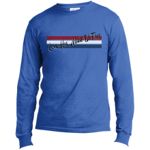 Load image into Gallery viewer, &#39;Love Has Made Us Free&#39; with Stripes Long Sleeve