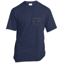 Load image into Gallery viewer, &#39;No Bomb Is Bigger Than Our Love&#39; Left Pocket Design T-Shirt