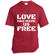 Load image into Gallery viewer, &#39;Love Has Made Us Free&#39; Cotton T-Shirt