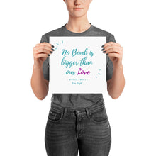 Load image into Gallery viewer, Bigger Than Our Love Poster Art